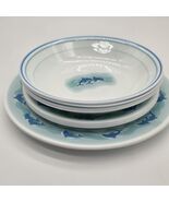 New Corelle ocean dance 9-Pc  Dinnerware Set Made In USA 1980's  - $148.49