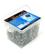 1000 pc Rivet Set Assortment Storage Case Blind Pop Hand Air Riveter Alu... - $444.61 MXN