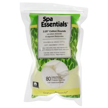 Cotton Rounds - 2.25 by Spa Essentials for Women - 80 Count Cotton Pads - $8.01