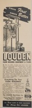1947 Print Ad Louden Farm Building Equipment Cow in Barn Milking Albany,New York - £9.18 GBP