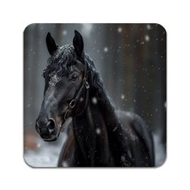 2 PCS Black Horse Coasters - £11.91 GBP