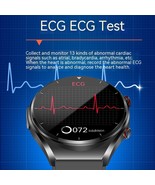 &quot;E09 SMART WATCH&quot; ECG Blood Oxygen Body Temperature Heart Rate Detection - £43.25 GBP