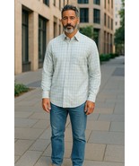 English Laundry Flip Cuff Collar Button Down Shirt Men’s XL 17 32/33 - €15,41 EUR
