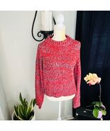 Current/Elliott The Moonshine Sweater, Red/Black, Size: (2), Small, NWT - €59,13 EUR