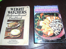 2 Weight Watchers Cookbooks Meals In Minutes HCDJ &amp; International PB 1050 Recipe - £11.42 GBP