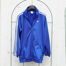 Adidas Full Zip Track Jacket Men’s Size XL Navy Three Stripe Logo 2005 Y... - £38.12 GBP