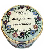 Marshall &quot;When this you see remember me&quot; English Enamels Box - $68.23 CAD