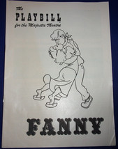Vintage Fanny Playbill For the Majestic Theater New York 1953 - £7.85 GBP