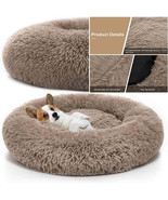 Pet Dog Bed Comfortable Donut Cuddler - £37.79 GBP