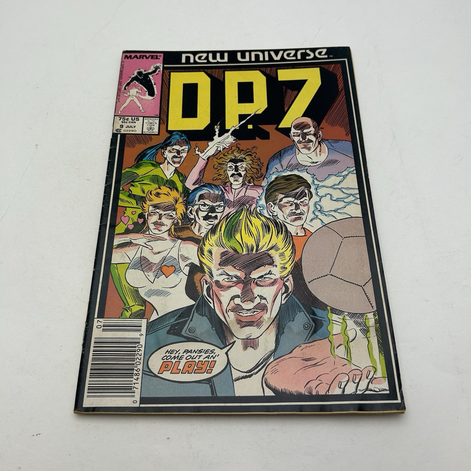 Marvel Comics DP7  No 9 July 1987-new universe - $4.60