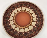Fritz Cleve Keramik Ceramic Plate German Pottery Hearts Love Glazed 1970... - $43.35