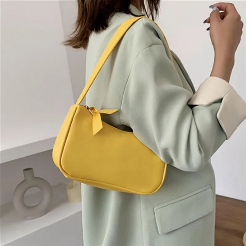 Women&#39;s Shoulder Bag Yellow - £8.01 GBP