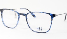 H.I.S By Mpg Austria HPL645 005 Demi Blue Unique Eyeglasses Frame His 51-18-140 - £63.71 GBP