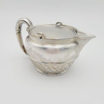 Vintage Reed &amp; Barton Silver Soldered Creamer With Lid #1521 - $37.39