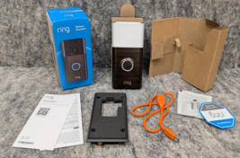 Ring Battery Doorbell With Camera in Venetian Bronze New - $49.99