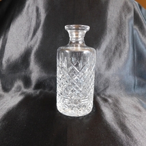 Older Round Cut Crystal Decanter with Matching Stopper # 22668 - $48.95