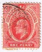 Stamps Southern Nigeria George V 1 Penny  - £0.53 GBP