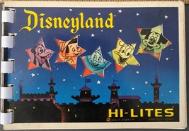 1960s Disneyland HI-LITES mini photo Booklet 3x4, 12 pictures, Walt Disney - £6.66 GBP