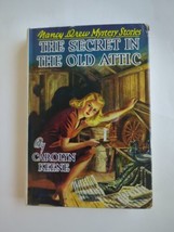 Vintage 1944 Carolyn Keene The Secret In The Old Attic Nancy Drew Book 21 Hc Dj - £22.44 GBP