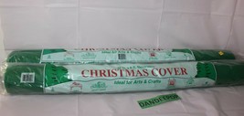 2 Rolls Green Christmas Cover 36 Inch 8 Feet In Package Art Craft Decora... - $667.86 MXN