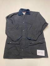 Xzet Vintage Utilisé Cire Veste en Bleu L Large Aisselle / Aisselle 61cm... - £31.95 GBP