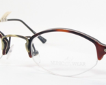 Vintage Munic Anteojos M 81 94 Carey/ Bronce Gafas Marco 45-15/18-145mm - $86.12