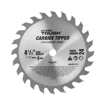 Lot Of (4) Tungsten Carbide Tipped 4-1/2 Inch 24T Blades For Mini Circul... - $38.94