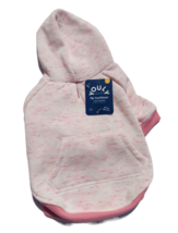 YOULY Trailblazer Small Pink Space Dye Dog Hoodie with Pocket -  (New) - £11.66 GBP