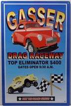 Gasser Drag Raceway Racing Metal Sign - £15.71 GBP