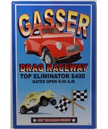 Gasser Drag Raceway Racing Metal Sign - £15.69 GBP