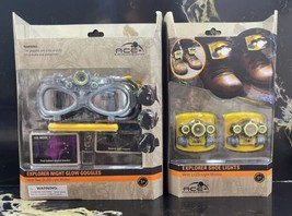 Disney Parks Avatar Pandora ACE Explorer Night Glow Goggles &amp; Shoe Lights New - £18.56 GBP