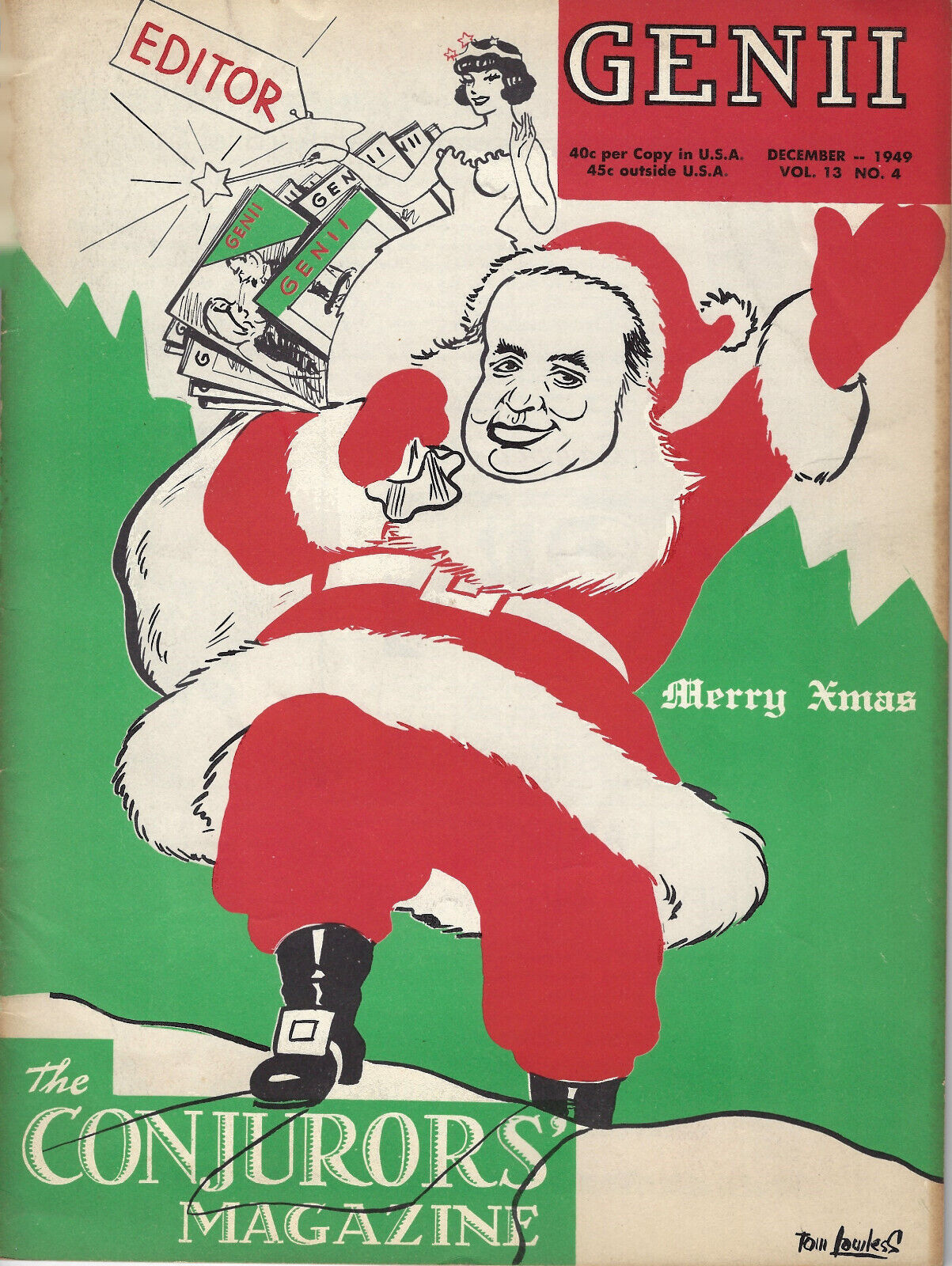 Genii The Conjurors&#39; Magazine December 1949 Vol. 14 No. 4 - $9.75