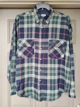 Vintage Men&#39;s 100% Acrylic Wool Flannel Shirt SZ XL - £11.03 GBP