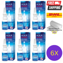 6 X Aqua Maris Klassisch 30ml 100% Natürlich Nasen Spray für Gereizt &amp; Trocken - £102.66 GBP