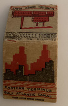 Vintage Matchbook Jacksonville Florida Municipal Power Plant Cover Adver... - $19.01