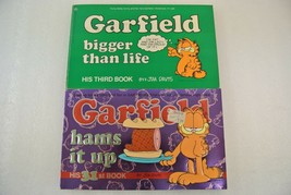 Garfield Lot of 6 Classic Comic Strip Books Bigger Than Life Hams It Up ... - $53.05