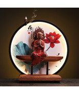 Goku&#39;s Master Ceramic Rulai Guanyin inverted incense burner for home - $98.00