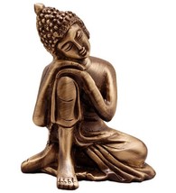 Buddha Statue Figurine Living Room Garden Decor Antique Sleeping - $30.43