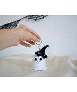 Baby ghost keychain Halloween ghost keychain School backpack spooky orna... - $350.43 MXN
