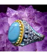 HAUNTED djinn ring, jinn ring power and wealth, haunted ring, money spell - $177.00
