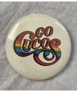 Cucos Mexican Cafe Restaurant 1980s Hat Bag Button Pin - $19.68 CAD