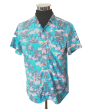 MBX  Island Casual Shirt Men&#39;s Size Medium Multicolor Tropical Hawaiian Aloha - £15.00 GBP