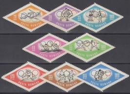 ZAYIX Romania 1665-1672 MNH Sports - Olympics - Diamonds - Fencing 071022S02M - £2.54 GBP