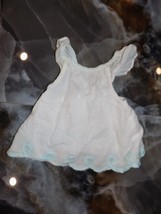 Janie and Jack White/Light Blue Sun Dress Size 3/6 Months Girl&#39;s EUC - £11.08 GBP