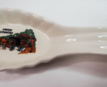 Amish Country Ceramic Spoon Rest Scalloped Souvenir Vintage Horse Buggy ... - $9.85