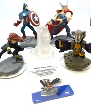 Disney&#39;s Infinity 2.0 Marvel Rocket Racoon, Thor, Captain America, Black Widow - £14.19 GBP