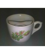 Mustache Shaving Cup Mug with raised roses Highly Collectible - €4,61 EUR
