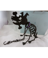 Partylite STICKS THE DOG Black Metal Skeleton Tealight Holder HALLOWEEN ... - $45.45 CAD