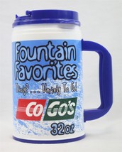 VINTAGE Cogo&#39;s Express 32 oz Large Plastic Travel Mug - $14.84