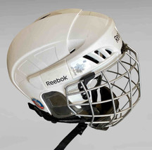 Reebok 5K Ice Hockey Helmet Small White Mask Small HECC Cert Nov 2019 - £28.69 GBP